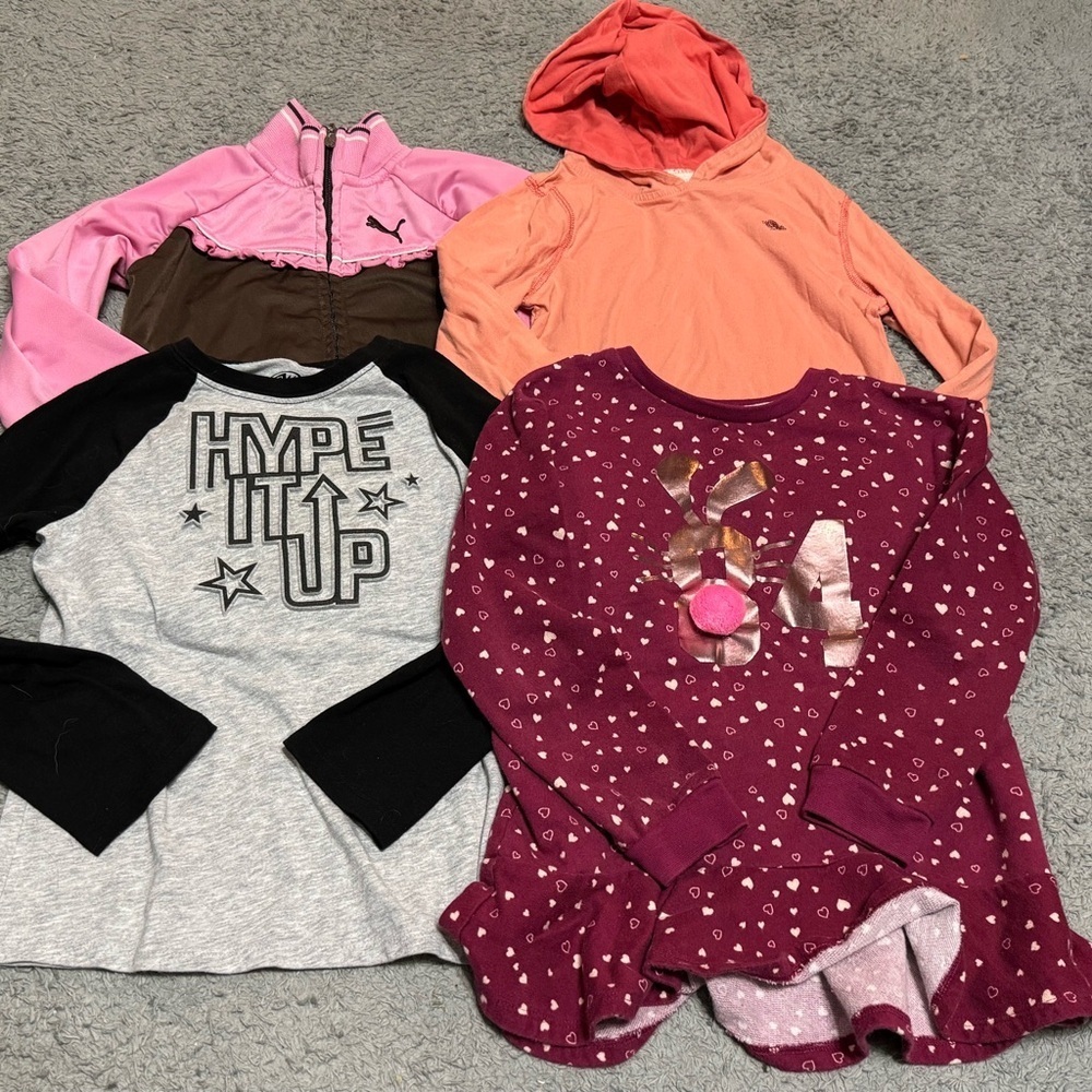 🌼4/$25🌼 Girls Youth 6 Bundle Long Sleeved Tops